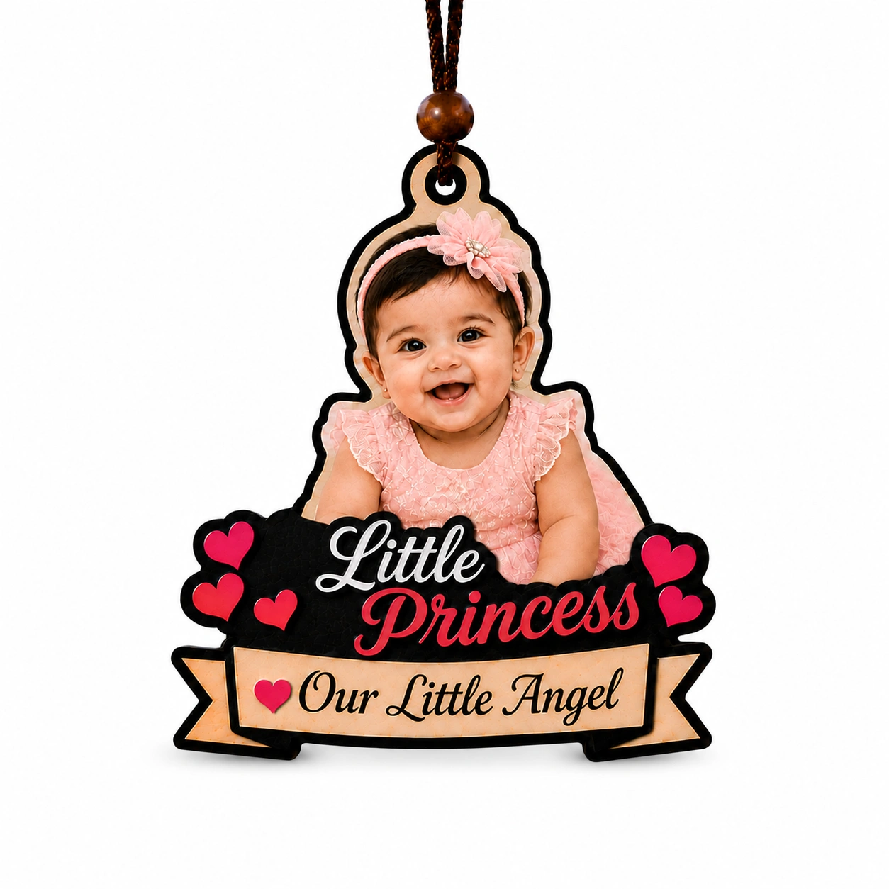 Baby Girl Photo Car Hanging